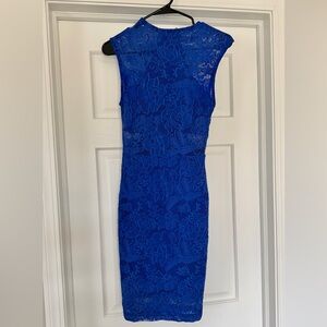 Windsor Cobalt Blue Lace Dress Sz small